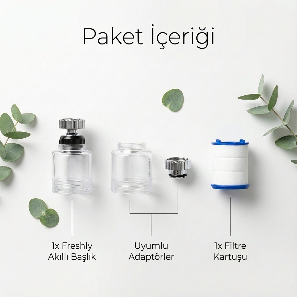 Freshly™ Arıtıcı Musluk Filtresi (Pas ve Kireç Önleyici)